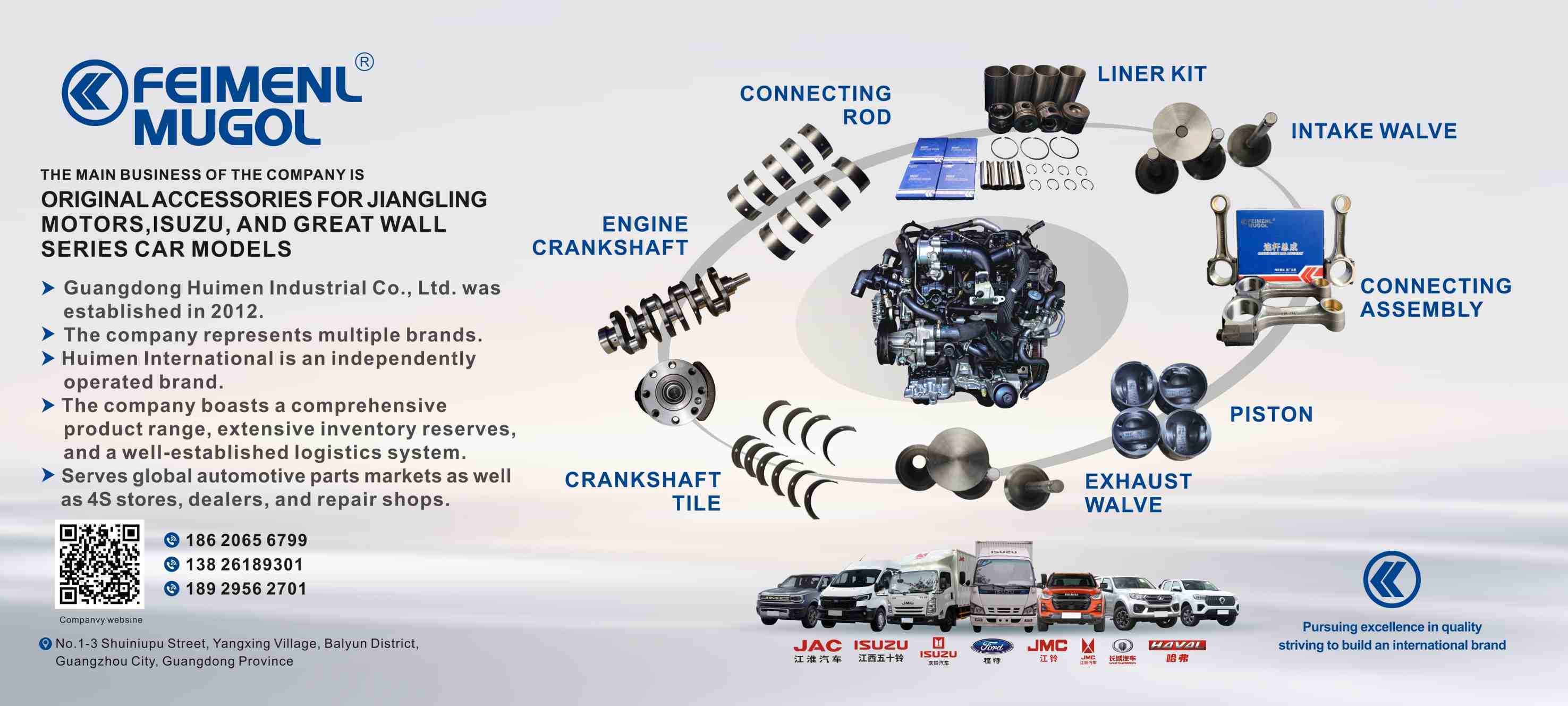 Qualidade peças de motor de caminhão fábrica