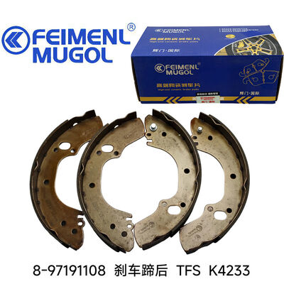 Bom preço Precision-Engineered 8-97191108 OEM Rear Brake Shoe K4233 para Isuzu TFS Brake Systems, oferecendo uma operação de travagem suave e confiável. on-line